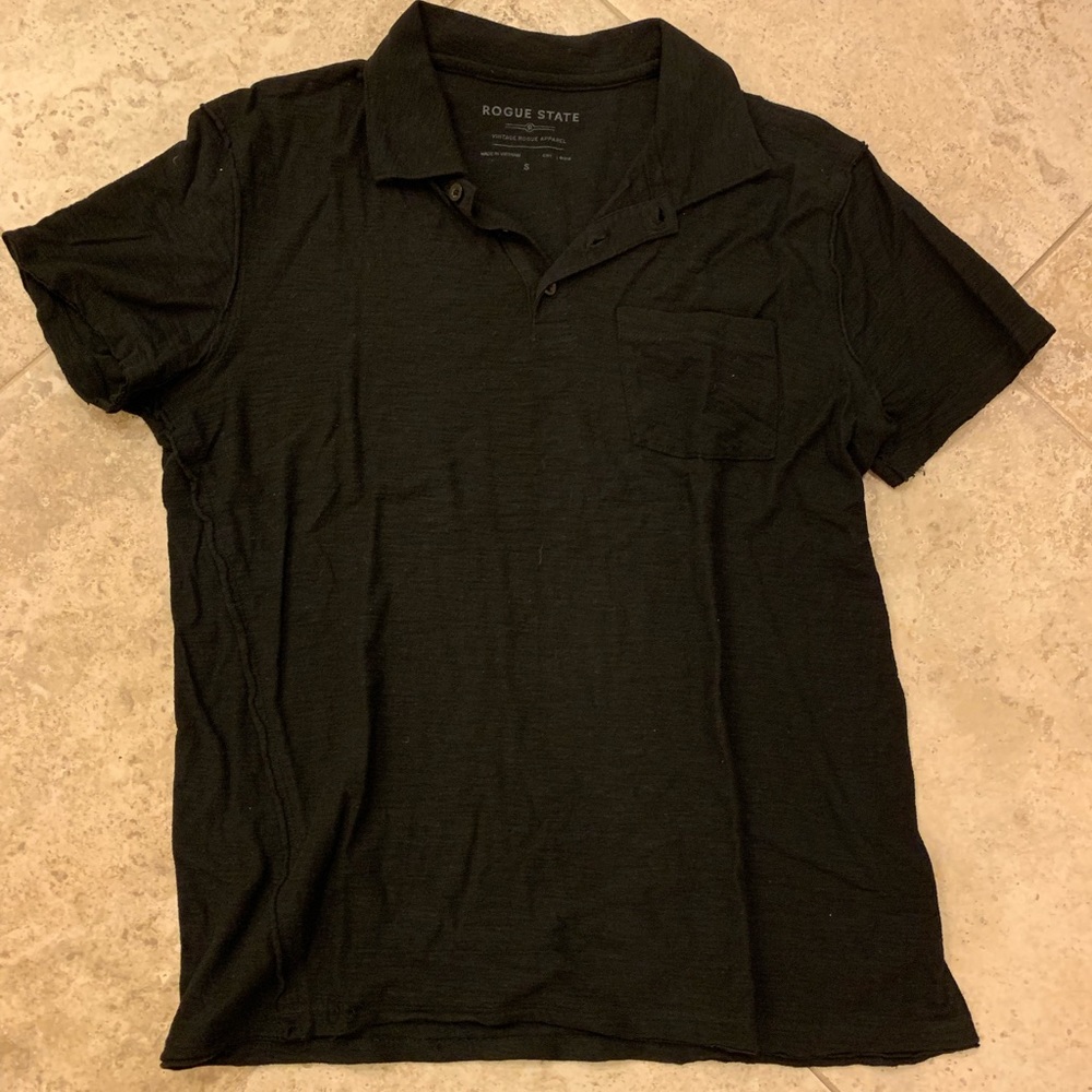 Rogue black size small polo